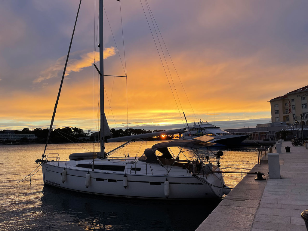 Porec-Sonnenuntergang
